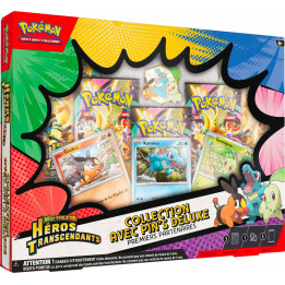 POKÉMON – JEU DE CARTES - Pokémon ME02.5 : Premiers Partenaires Deluxe Pin Collection Héros Transcendants