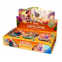 Lorcana - Boite de 24 Boosters Contrées Inconnues