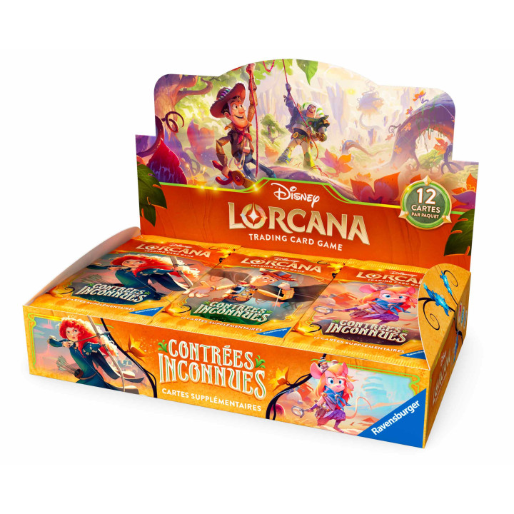 Lorcana - Boite de 24 Boosters Contrées Inconnues