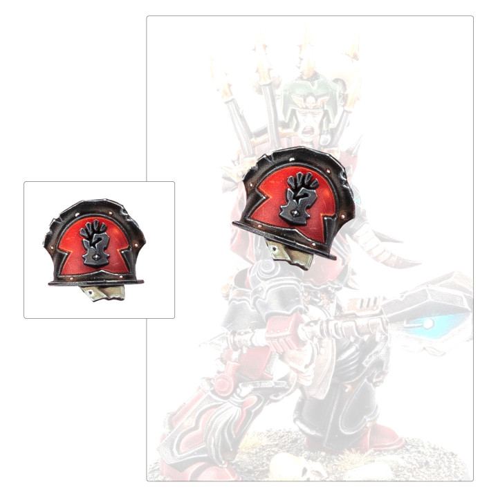 Upgrades und Abziehbilder der Roten Korsaren - CHAOSARMEEN