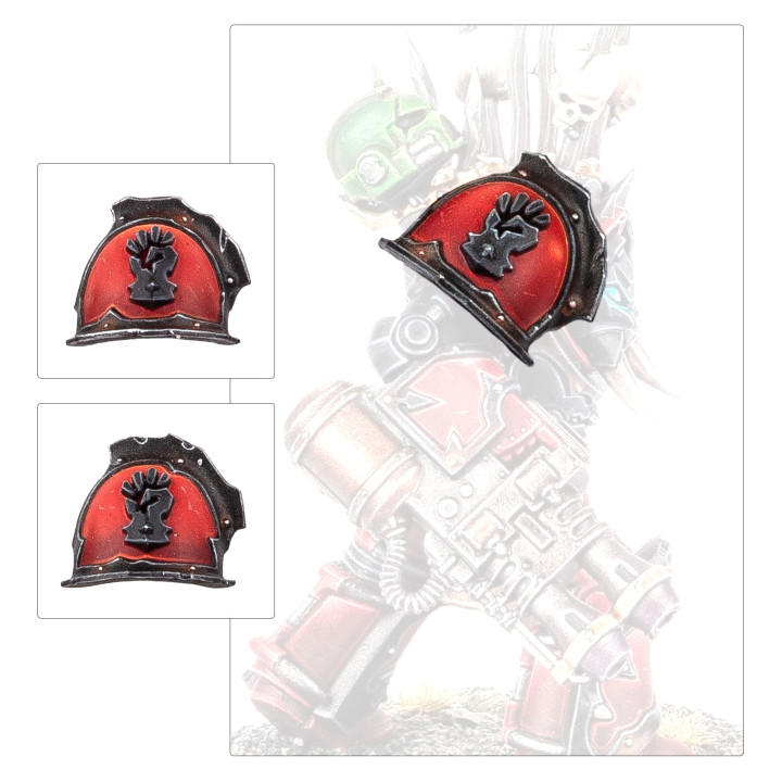 Upgrades und Abziehbilder der Roten Korsaren - CHAOSARMEEN