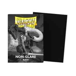 Dragon Shield - Non-Glare 100 Sleeves Black