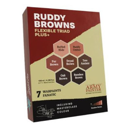 The Army Painter - Warpaints Fanatic: Ruddy Browns Triad Plus+