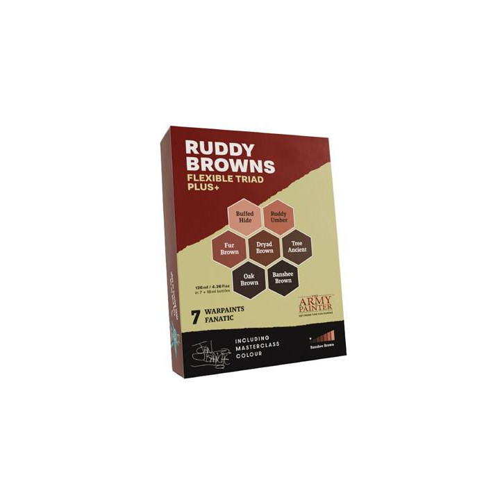 The Army Painter - Warpaints Fanatic: Ruddy Browns Triad Plus+