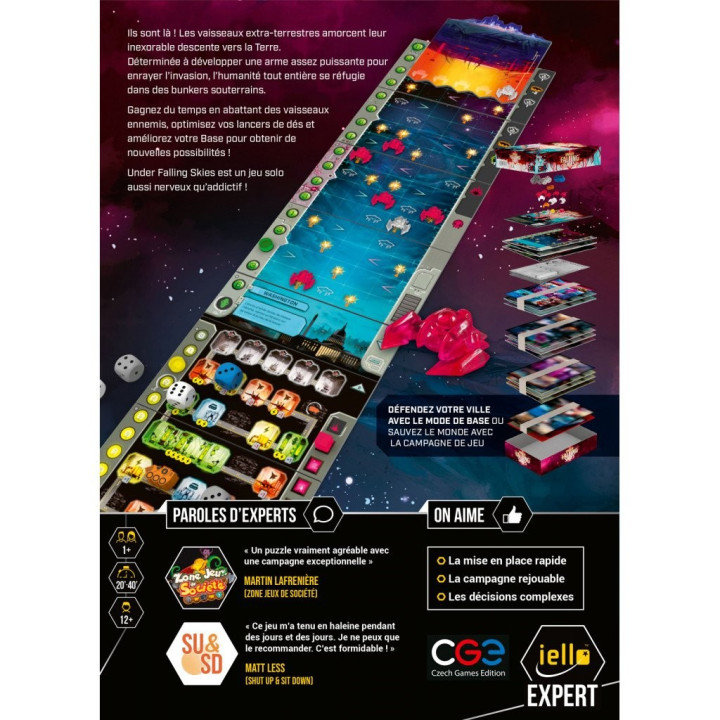 JEUX SOLO - Under Falling Skies