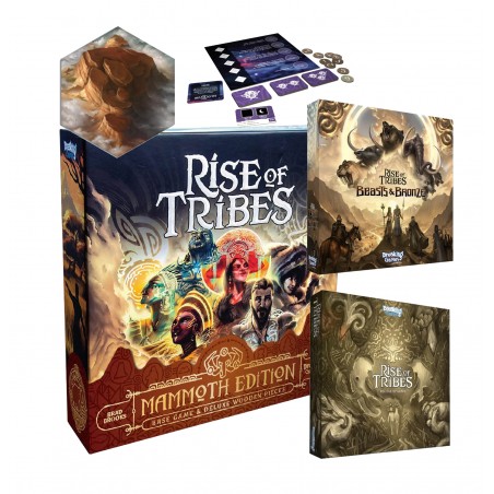 Rise of Tribes Mammoth Edition + Beasts and Bronze + Deluxe Upgrade + Vul'Keth Invasion + Mega Bonus Tile - Kickstarter