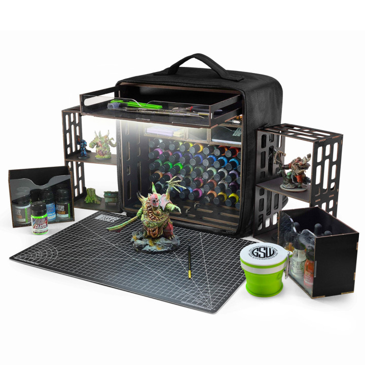Miniature Portable Paint Station