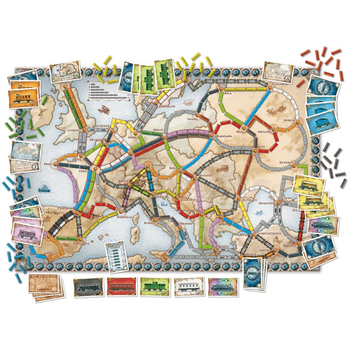Les Aventuriers du Rail - Europe - GESELLSCHAFTSSPIELE