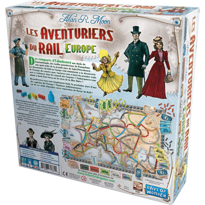 Les Aventuriers du Rail - Europe - GESELLSCHAFTSSPIELE