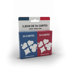 JEUX DE SOCIÉTÉ - 2 Jeux de 54 Cartes