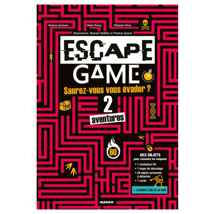 Escape Game - Saurez-vous vous évader? - 2 Aventures - GIOCHI DA TAVOLO