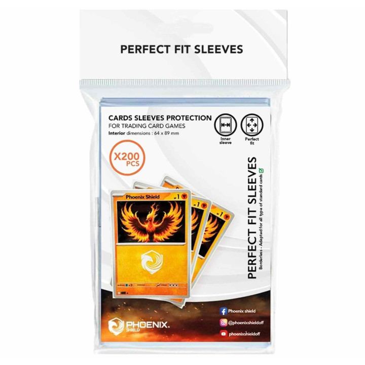 Phoenix Shield Perfect Fit - 200pcs - Standard 64x89