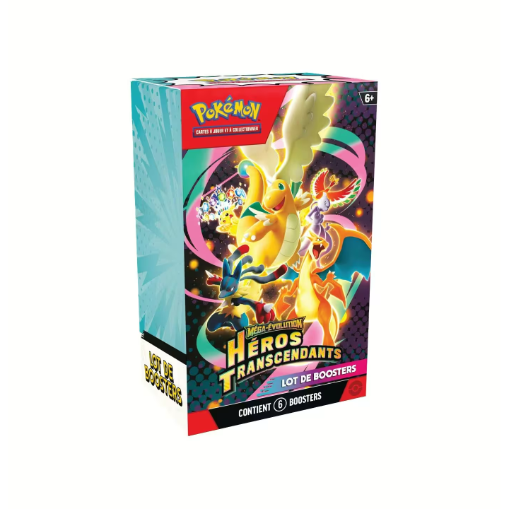 POKÉMON – JEU DE CARTES - Pokémon ME02.5 : Bundle 6 boosters Héros Transcendants