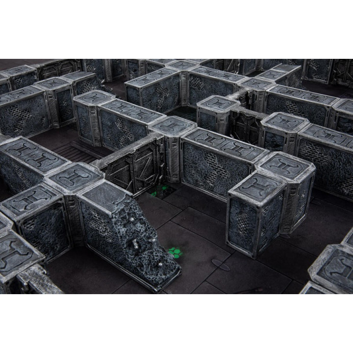 TERRAINS - Hive Walls - Pre-painted Resin Terrain