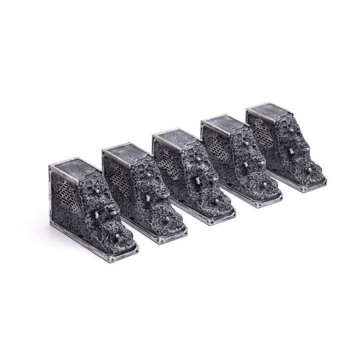 TERRAINS - Hive Walls - Pre-painted Resin Terrain
