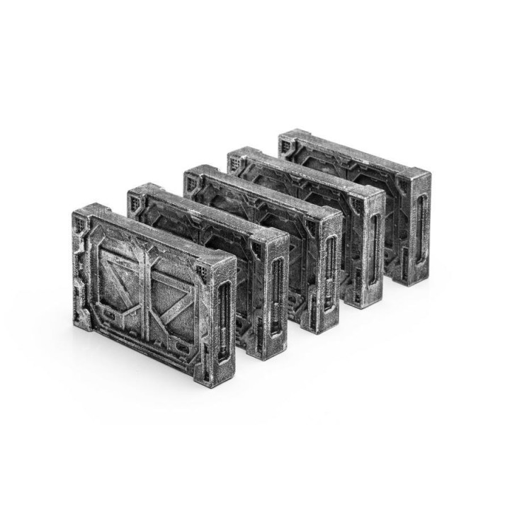 TERRAINS - Hive Walls - Pre-painted Resin Terrain