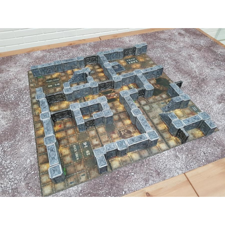 TERRAINS - Hive Walls - Pre-painted Resin Terrain
