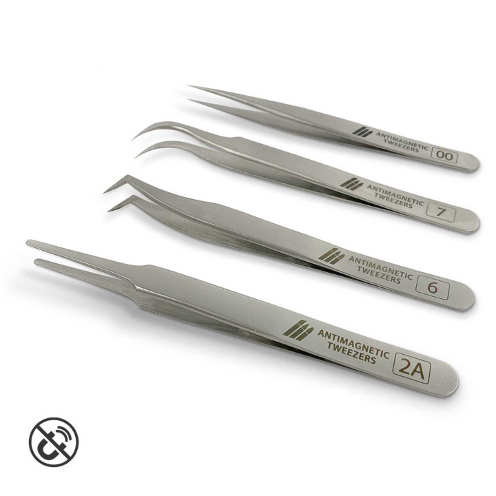 Pincettes de précision QUARTZ 100% Anti-magnétique _ MODELLBAUWERKZ...