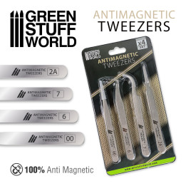 Pincettes de précision QUARTZ 100% Anti-magnétique _ MODELLBAUWERKZ...