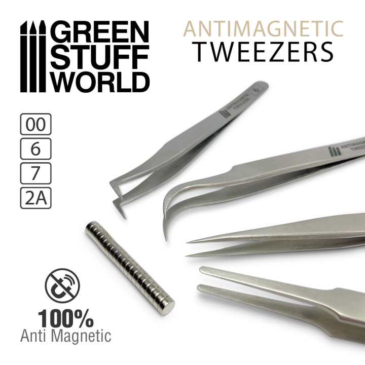 Pincettes de précision QUARTZ 100% Anti-magnétique _ MODELLBAUWERKZ...