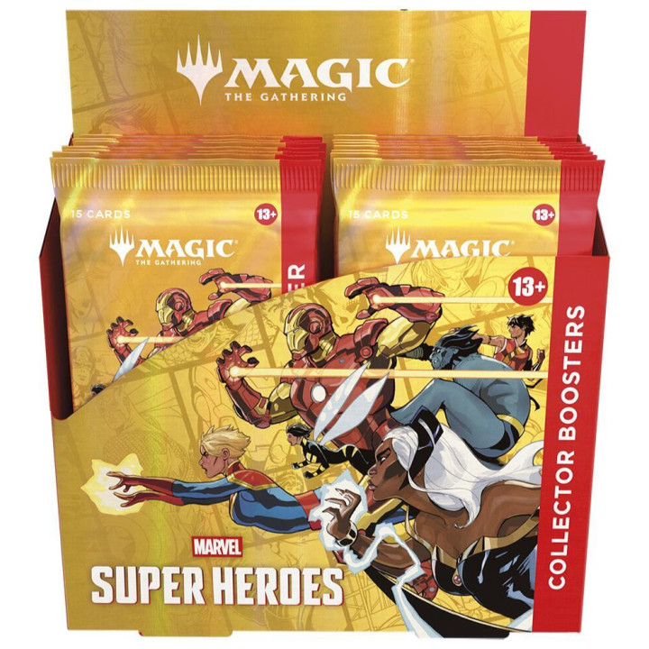 Magic the Gathering - Marvel Super Heroes - Collector Boosters Display - MAGIC: THE GATHERING