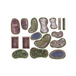 Meadows 2D Terrain - Rubber based 2D scenery - LAND