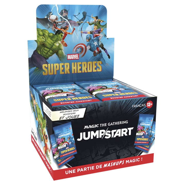 MAGIC : L’ASSEMBLÉE - Magic: The Gathering - Marvel Super Heroes - Boîtes de boosters Jumpstart