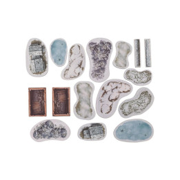 Arctic 2D Terrain - Rubber based 2D scenery - LAND