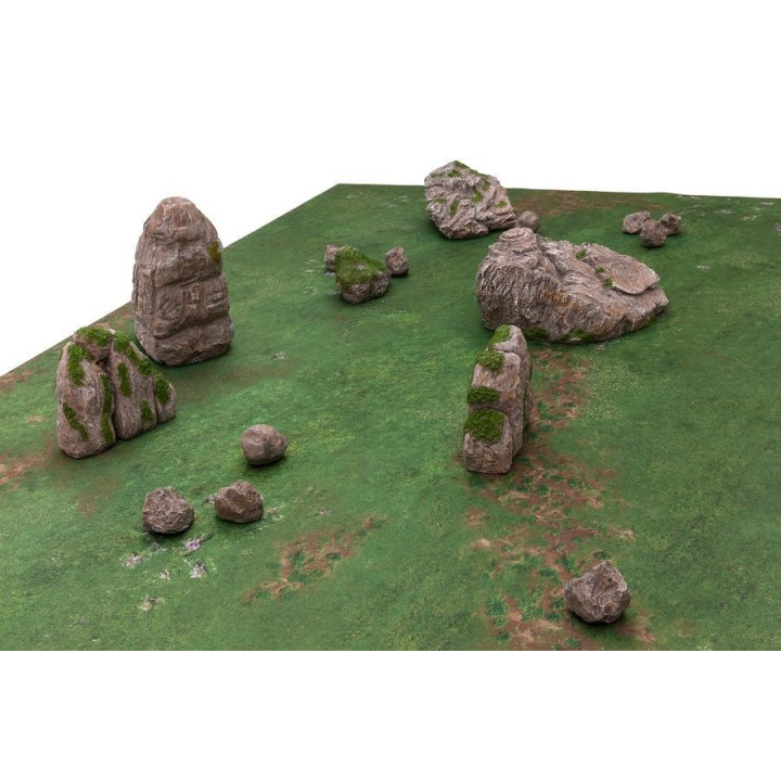 Highlands Set - Pre-painted Resin Terrain - LAND