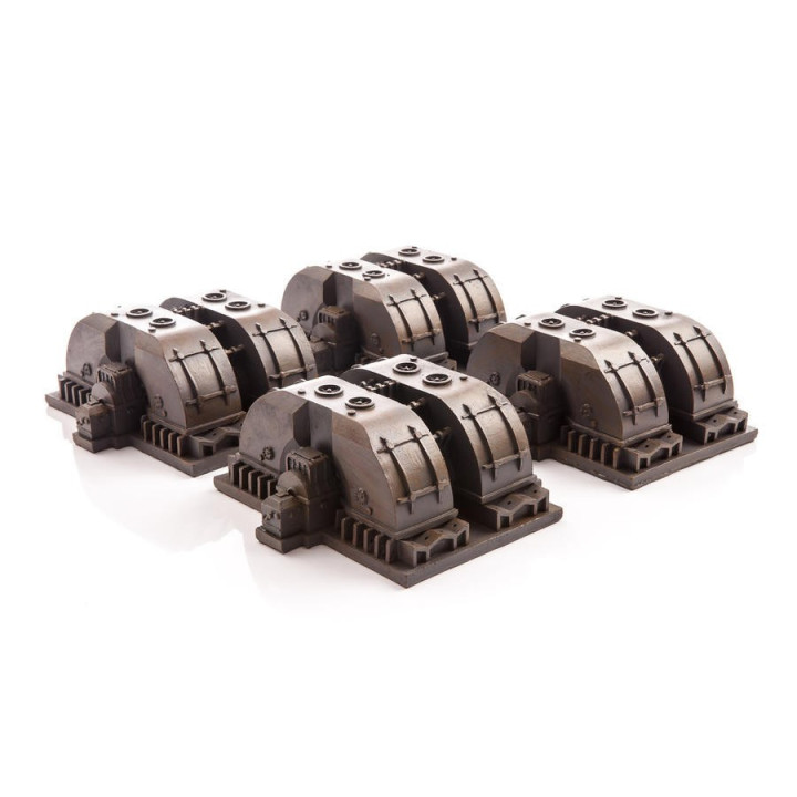 TERRAINS - Industrial Set - Pre-painted Resin Terrain