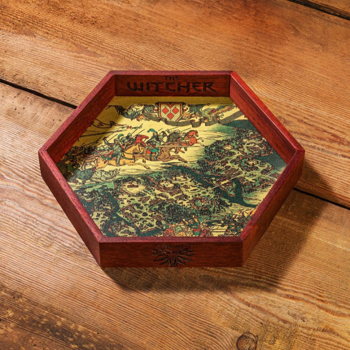 The Witcher Wooden Dice Tray