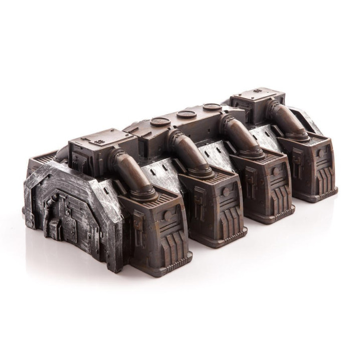 TERRAINS - Industrial Set - Pre-painted Resin Terrain