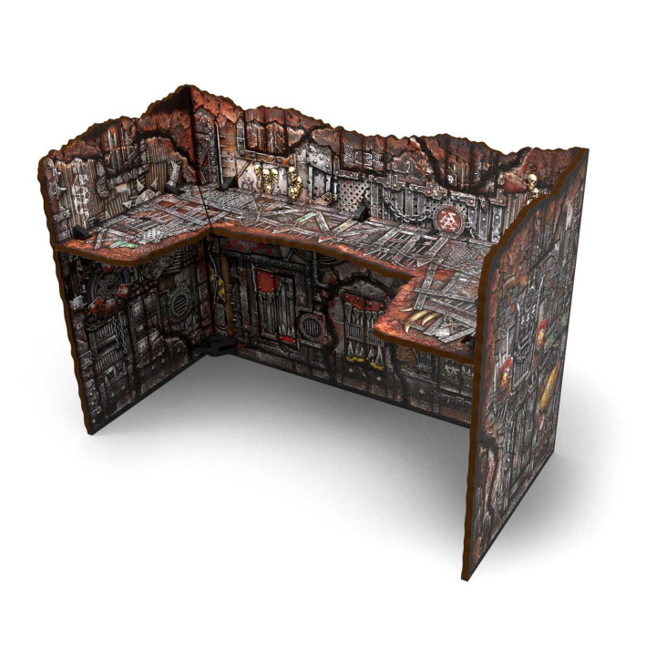 Ruine en forme de U pliable prépeinte Matched Play - Orks