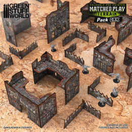 Pack de décors Matched Play pliables prépeints - Orks