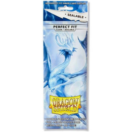 ACCESSOIRES - Dragon Shield Standard Perfect Fit Sealable Sleeves - Clear (100 Sleeves)