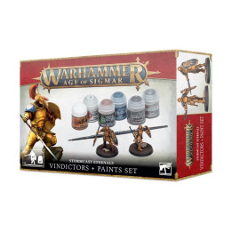 FIGURINES - Stormcast Eternals Vindicator + Paint Set