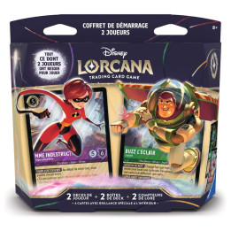 Lorcana - Coffret de Démarrage 2 Joueurs Série 12 - Madame Indestructible et Buzz l'éclair