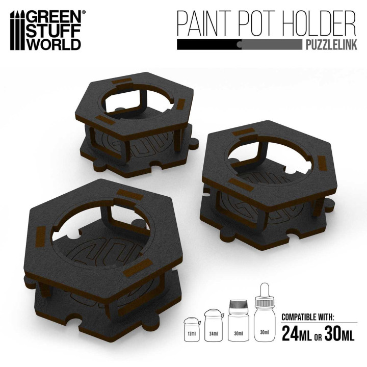 Paint Pot Holder x3