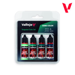 Vallejo - Turquoise Color Set (72.390)
