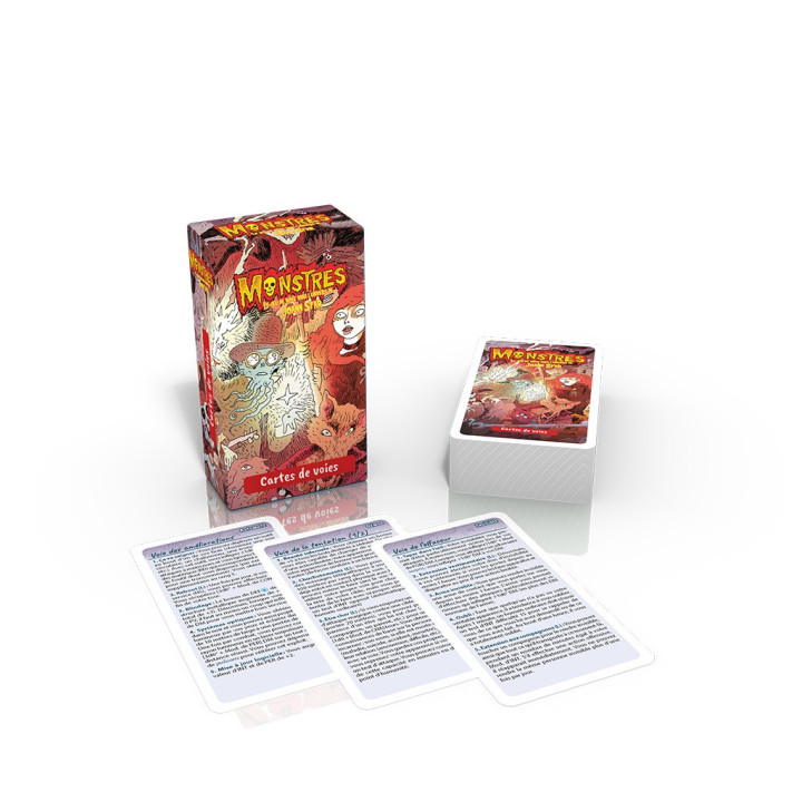 JEUX DE SOCIÉTÉ - Monstres - Cartes de Voies