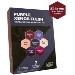 Combat Se7Ens Army Paint Set Purple Xenos Flesh