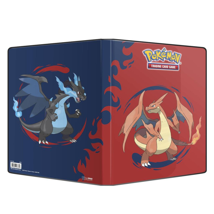 Up - Mega Charizard X And Mega Charizard Y 9-Pocket Portfolio For The Pokémon Trading Card Game