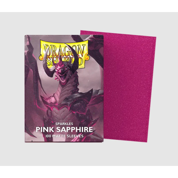 Dragon Shield Sleeves - Matte Standard size - Pink Sapphire (100 Sleeves)