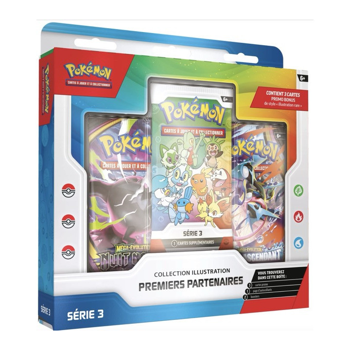 Pokémon : Premiers Partenaires Illustration Collection Série 3