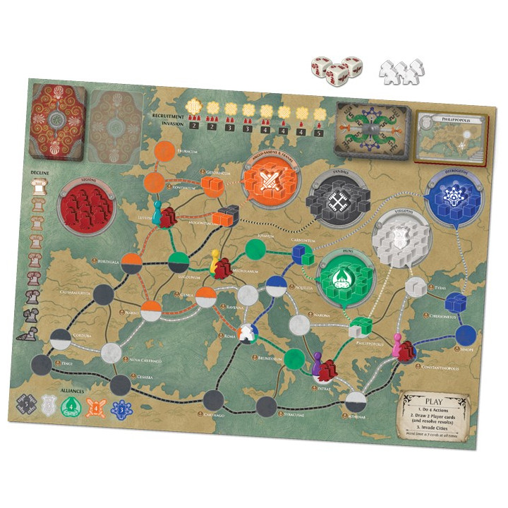 Pandemic - La Chute de Rome - GESELLSCHAFTSSPIELE