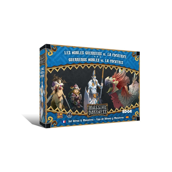 JEUX DE SOCIÉTÉ - Massive Darkness - Les Nobles Guerriers VS La Cocatrice