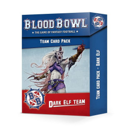 FIGURINES - Blood Bowl Dark Elf Team Card Pack