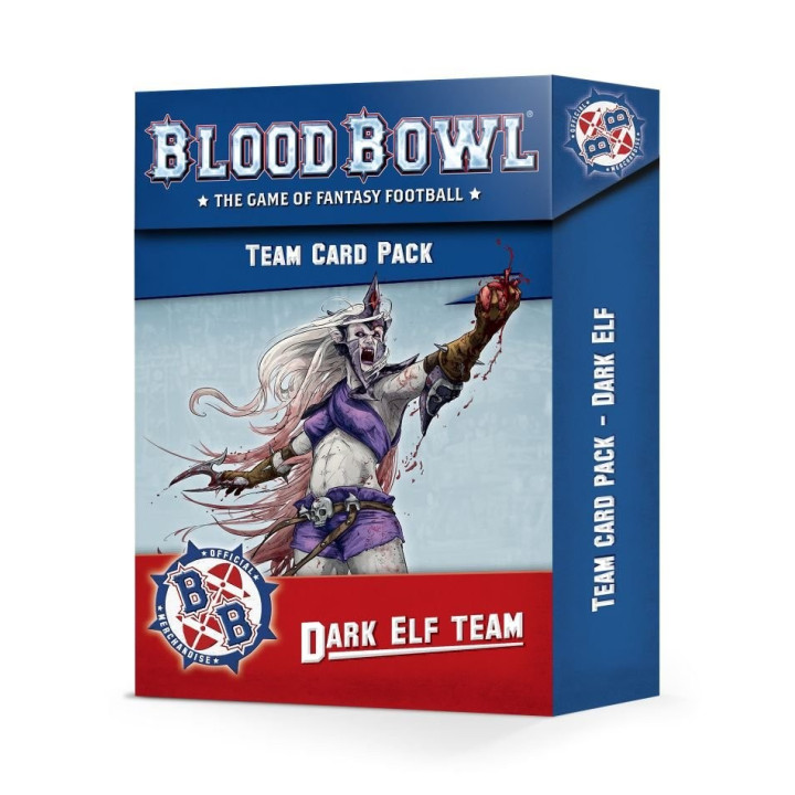 FIGURINES - Blood Bowl Dark Elf Team Card Pack