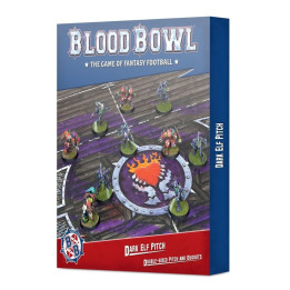FIGURINES - Dark Elf Team – Double-sided Pitch and Dugouts Set