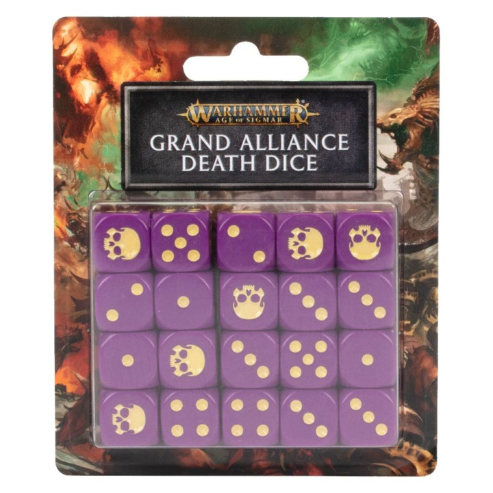 Grand Alliance Death Dice Set - DICE - COUNTERS